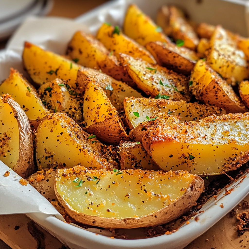 Healthier Restaurant-Style Baked Potato Wedges for Any Meal